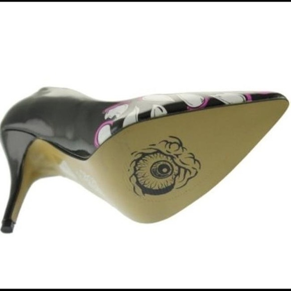 NWOT IRON FIST TIMMY CHEW HEELS fits like a sz 10 - Picture 7 of 9